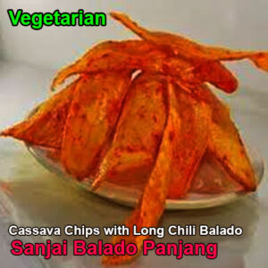 Sanjai Balado Panjang Bulat 500 Gram