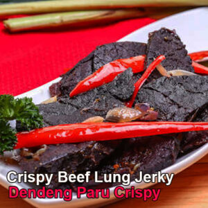 Rendang Paru Crispy- 200 Gram