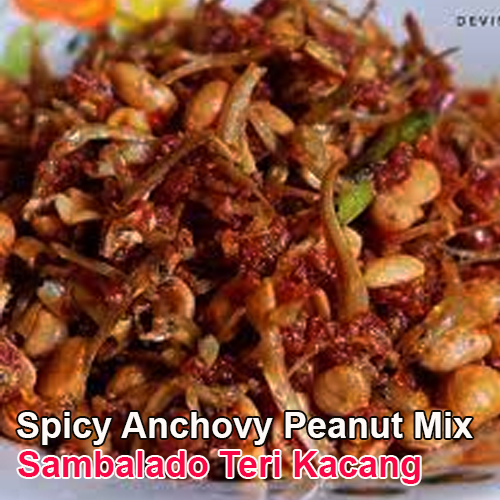 Sambalado Teri Kacang - 500 Gram